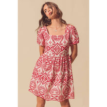 Eyelet Floral Lace A Line Brunch Boho Dress