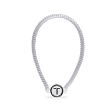 Spiral Hair Coil Headband | Silver Flames