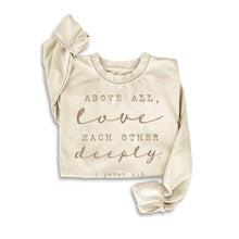 LOVE DEEPLY MINERAL SWEATSHIRTS: MINERAL DENIM BLUE / L
