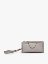 WL0004RF Kyla RFID Wallet w/ Snap Closure: Dark Rose