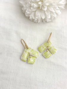 Liza Drop Earrings: Keylime