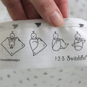 Muslin Swaddle Blankets (Set of 3), Floral with Gold Shimmer