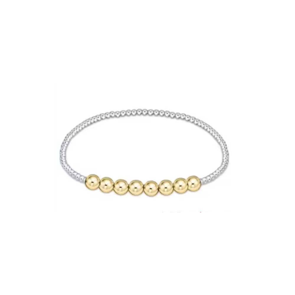 Marlow Bracelet ~ Mixed Metal 18k Gold Plated Stainless