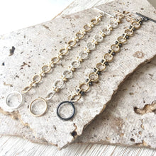 Matte Gold w/ Matte Silver Accents Bracelet