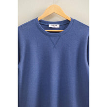Brushed Waffle Crew Neck Long Sleeve Top