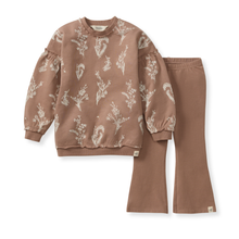 Little Wild Flower Infant Sweatshirt Set: Ginger Loaf