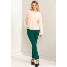 Reverse Seam Long Sleeve Top