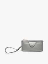 WL0004RF Kyla RFID Wallet w/ Snap Closure: Dark Rose