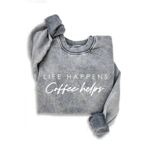 LIFE HAPPENS MINERAL SWEATSHIRTS: MINERAL BROWN / XL