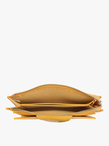 WL0004RF Kyla RFID Wallet w/ Snap Closure: Dark Rose
