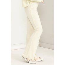 Mid-Rise Flare Lounge Pants - Ivory