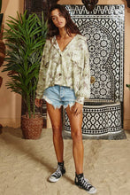 Blushed Tie-dyed Oversized Shacket
