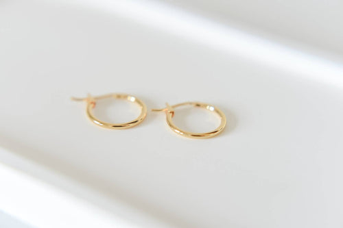 Kari 18k Gold Plated Hoops Earrings
