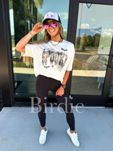 Leopard Spooky on Ivory Graphic Tee: S