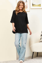 Half Sleeve Relaxed Pocket Blouse: Mint Green / S