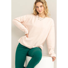 Reverse Seam Long Sleeve Top