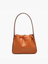 M2624 Yang Cinched Bucket Bag w/ Drawstring: Taupe