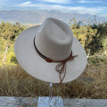 Fashion Classic Wide Brim Suede Hat - Rust