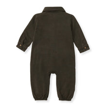 Button Down Jumpsuit: Shadow
