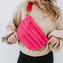 Jolie Puffer Belt Bag: Pink