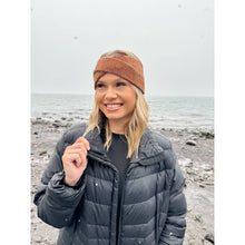 Soft Crossed C.C Eco-Friendly Fashion Headband: Earth Brown