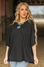 Ribbed Relaxed Boyfriend Shirt w/ Pocket Detail: PEARL GREY / S/M