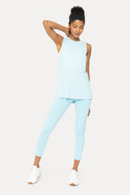 Laser-Cut and Bonded Essential Foldover Highwaist Leggings: ICE GREEN / S:M:L (2:2:2)