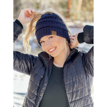 Solid Classic CC Beanie Tail: Natural Grey