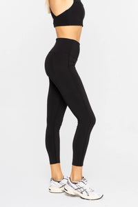 Laser-Cut and Bonded Essential Foldover Highwaist Leggings: ICE GREEN / S:M:L (2:2:2)