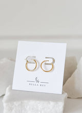 Kari 18k Gold Plated Hoops Earrings