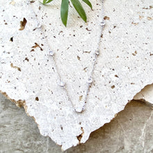 Silver & Crystal 18" Necklace