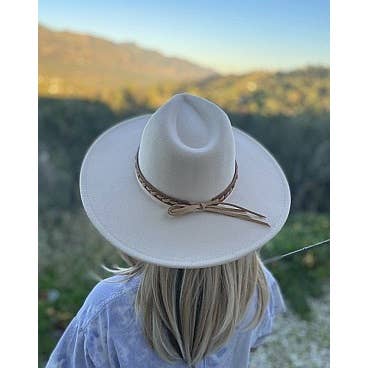 Wide Brim Dandy Panama Hat for Women - Ivory