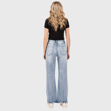 DISTRESSED HIGH RISE COMFORT VINTAGE FLARE JEANS