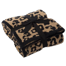Leopard Pattern Ultra-Soft 50x60 Inch Throw Blanket: Taupe-Gray