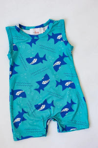 Sharky Shorty Boys One-Piece