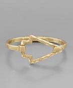 Gold Arrow Cuff Bracelet