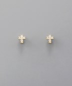 CZ Cross Studs