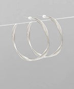 Twisted Square Hoops