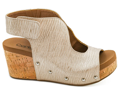 Corky's Frisky Wedges in Champagne
