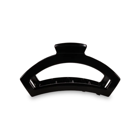 Jet Black Teleties Open Hair Clip - MEDIUM