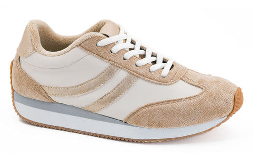 Corky's Jet Lag Sneakers in Sand