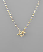 Star Toggle Chain Necklace