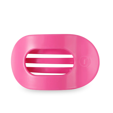 Paradise Pink LARGE Flat Round Hair Clip