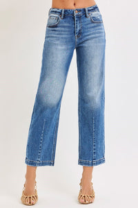 Risen HR Crop Boyfriend Tapered Jeans