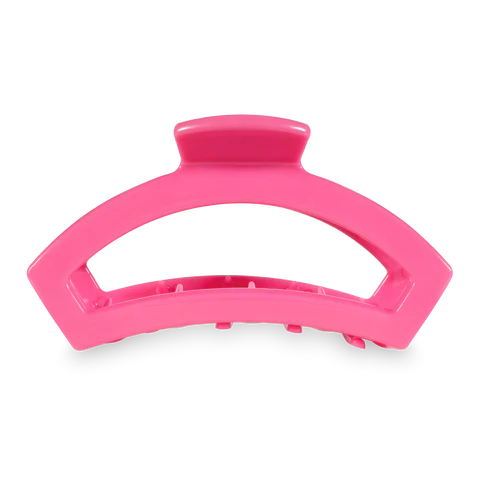 Paradise Pink Teleties Open Hair Clip LARGE