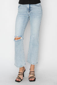 Risen HR Crop Flare Jeans
