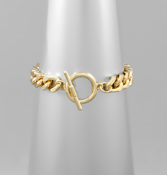 Chunky Chain Toggle Bracelet
