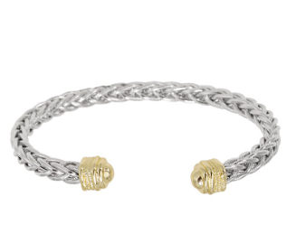 Tow-Tone Rope Cable Cuff