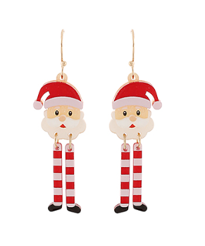 Christmas Santa Acrylic Earrings