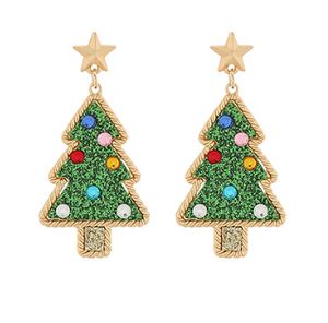 Christmas Tree Earrings